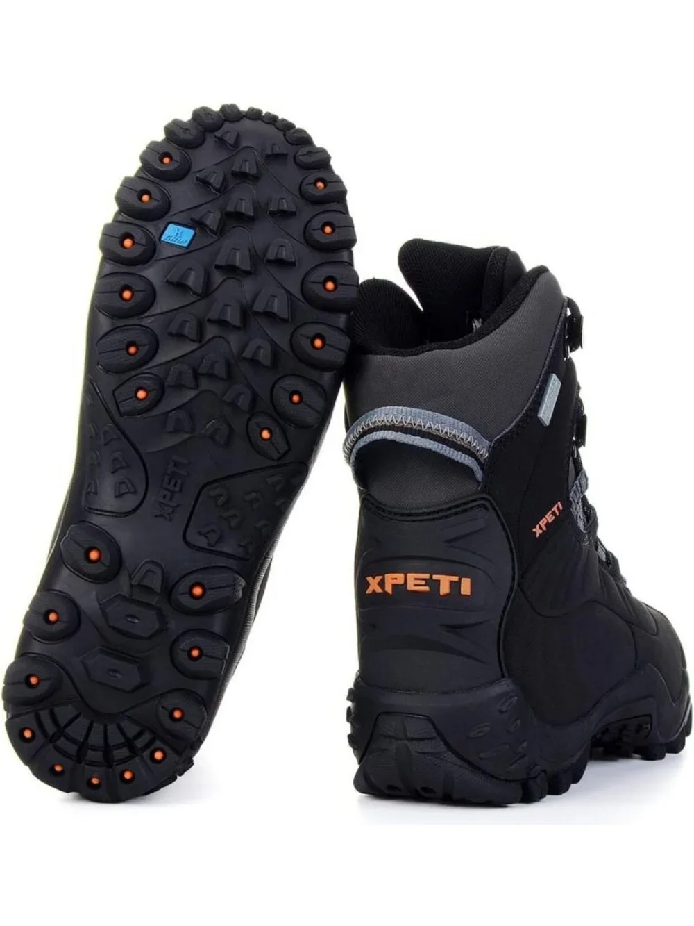 Lightweight Insulated Mid-Rise Hiking Boots for Men | Non-Slip Outdoor Footwear